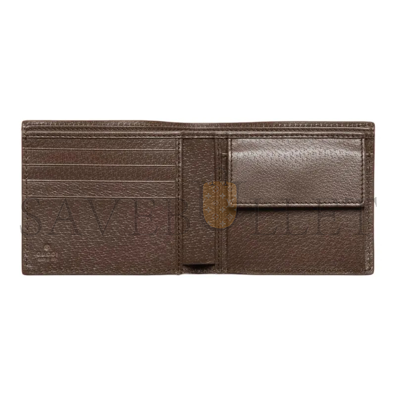 GUCCI BROWN INTERIOR GG COIN WALLET 768244 (21*9cm)